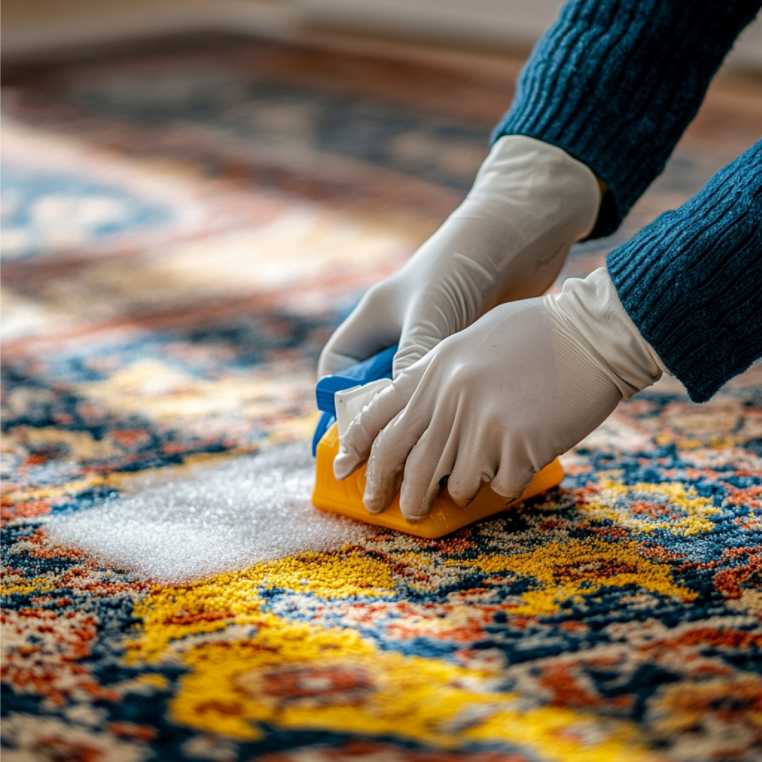 professional carpet dyeing